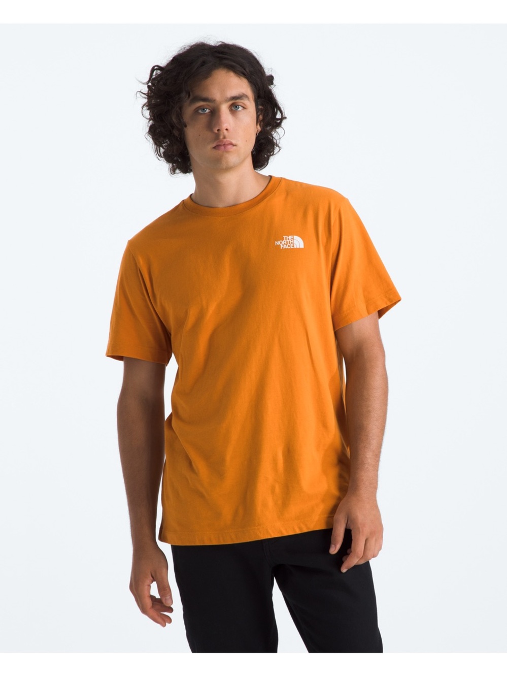 The North Face Men’s Large Orange Box NSE Never Stop Exploring Graphic Tee